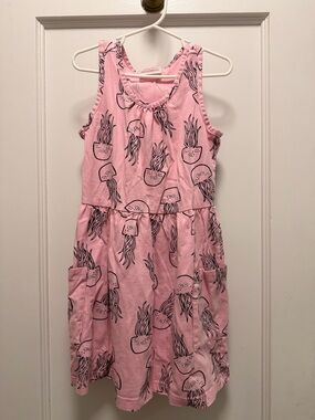 Hanna Andersson Pink Jellyfish Dress with Pockets